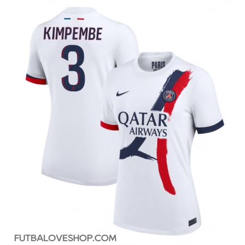 Dres Paris Saint-Germain Presnel Kimpembe #3 Preč pre Ženy 2024-25 Krátky Rukáv